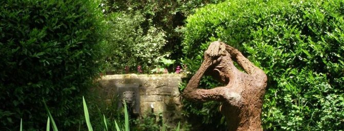 Садовая скульптура как самый простой и эффектный способ декорирования сада