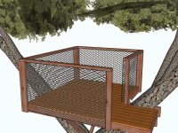 Крепление сетки к каркасу ограждения