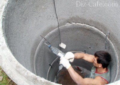 Как чистить колодец из бетонных колец