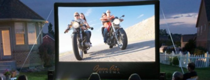 Кинотеатр под открытым небом: как обустроить кинозал на открытом воздухе