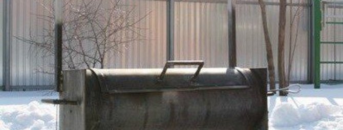 Как сделать мангал из толстостенной трубы с крышей: мастер-класс из первых рук