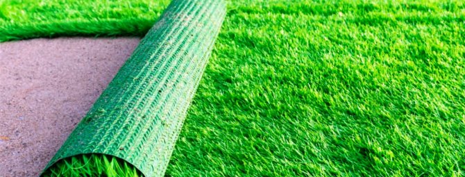 Искусственный газон: примеры применения в саду + пошаговая технология укладки