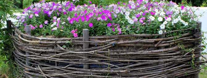 Забор частокол своими руками + декоративная оградка для цветника