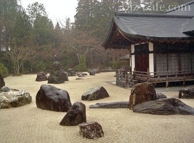 Сад камней, созданный культурой дзен