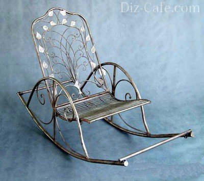 Кресло из металла